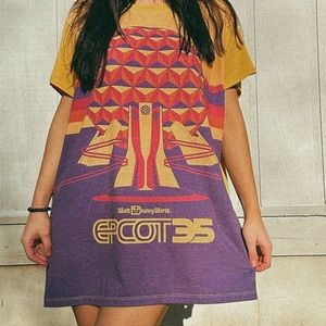 Walt Disney World Retro Epcot 35th Anniversary T-Shirt Size XXL Disney